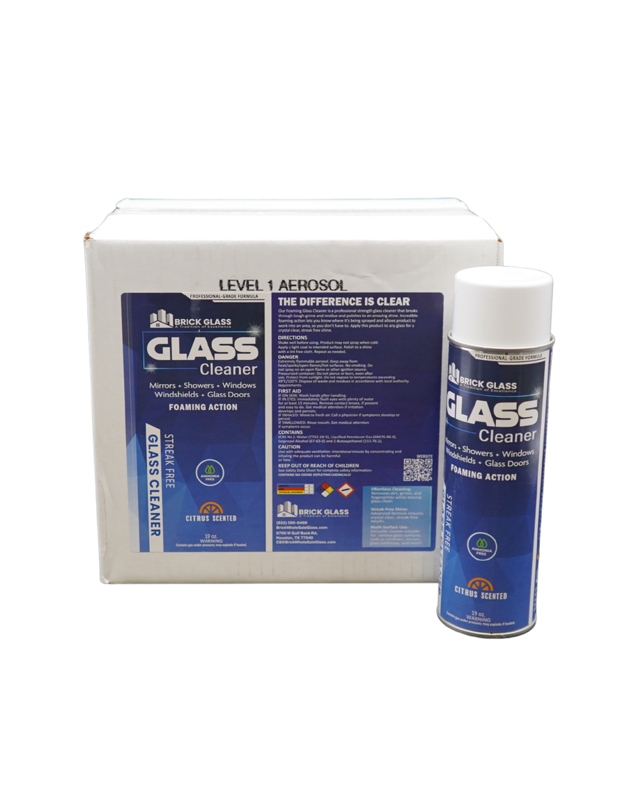Glass Cleaner - 19 oz Aerosol Can Case image 0
