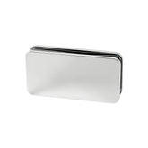 180° Double Stud Glass to Glass Traditional Clamp - 3/8'' Glass