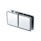 Beveled Clamp - 180° Glass to Glass Clamp image 0