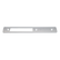 Aluminum Left-Hand Beveled Faceplate for Long Throw Deadlocks