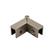 3/8" Adjustable Glass to Glass Square Sleeve