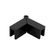 3/8" Adjustable Glass to Glass Square Sleeve