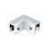 Sleeve Over 1/4" - 90° Glass to Glass Clamp image 0
